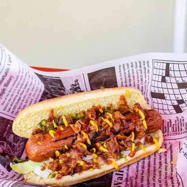 Heavy Hitter Hot Dog.