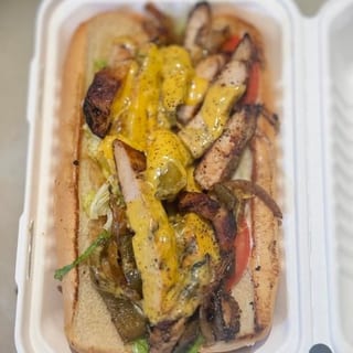 Chicken Sub and Fries