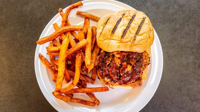 Pulled Pork Sandwich.