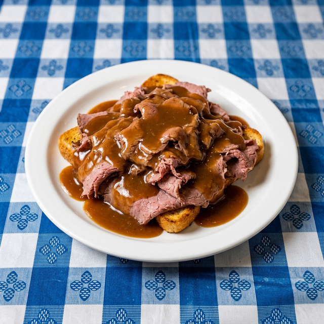 Hot Roast Beef Platter.