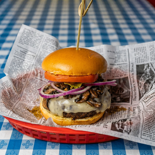 Mushroom Swiss Burger